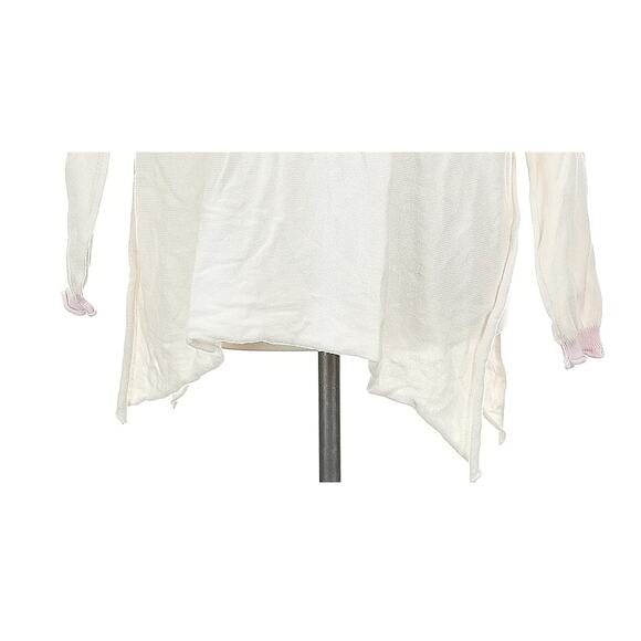 Cloth Design Pullover Sweater Scoop Neck DRAPE sweater handkerchief hem SMALL - Picture 5 of 5